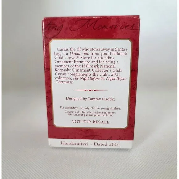 Hallmark Keepsake Ornaments Lot of 5-Curius the Elf, 2 Santas, Pony, USA Snowman - Picture 12 of 16